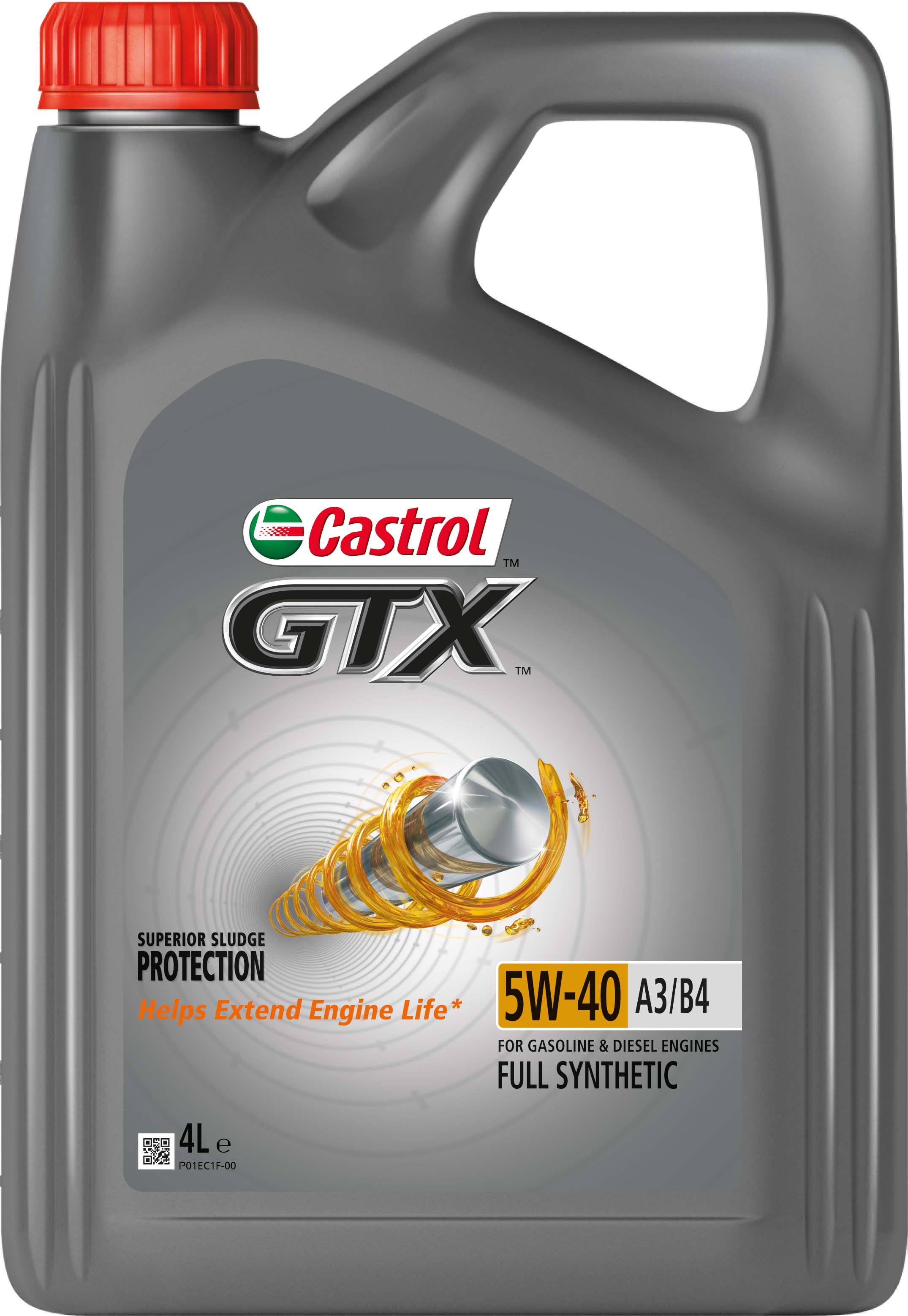 Олива моторна GTX 5W-40 A3/B4 4л