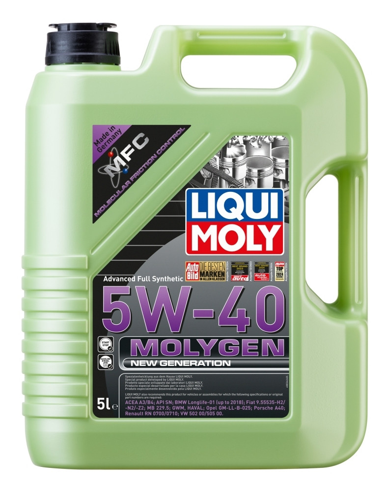 Олива моторна Molygen New Generation 5W-40 5л