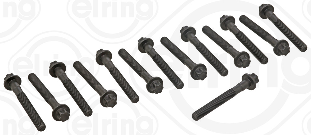 Комплект болтів з головкою системи TORX з чорного металу