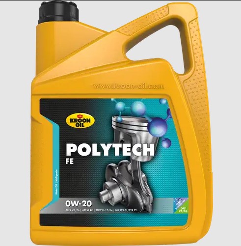 Олива моторна PolyTech FE 0W-20 5л