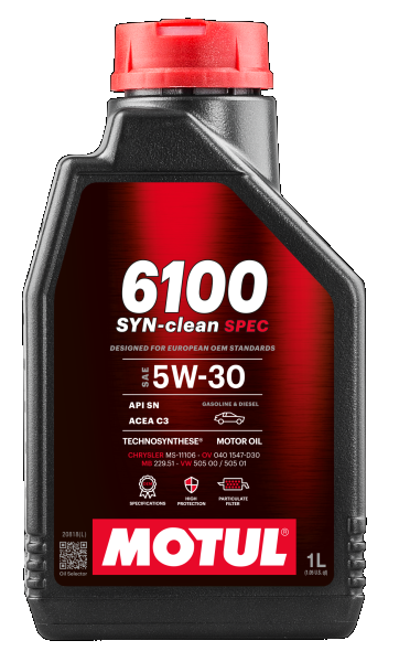 Олива моторна 6100 Syn-clean Spec 5W-30 1л