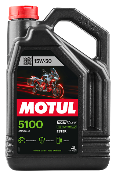 Олива моторна 5100 4T 15W-50 4л