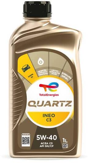 Олива моторна QUARTZ INEO C3 5W-40 1л