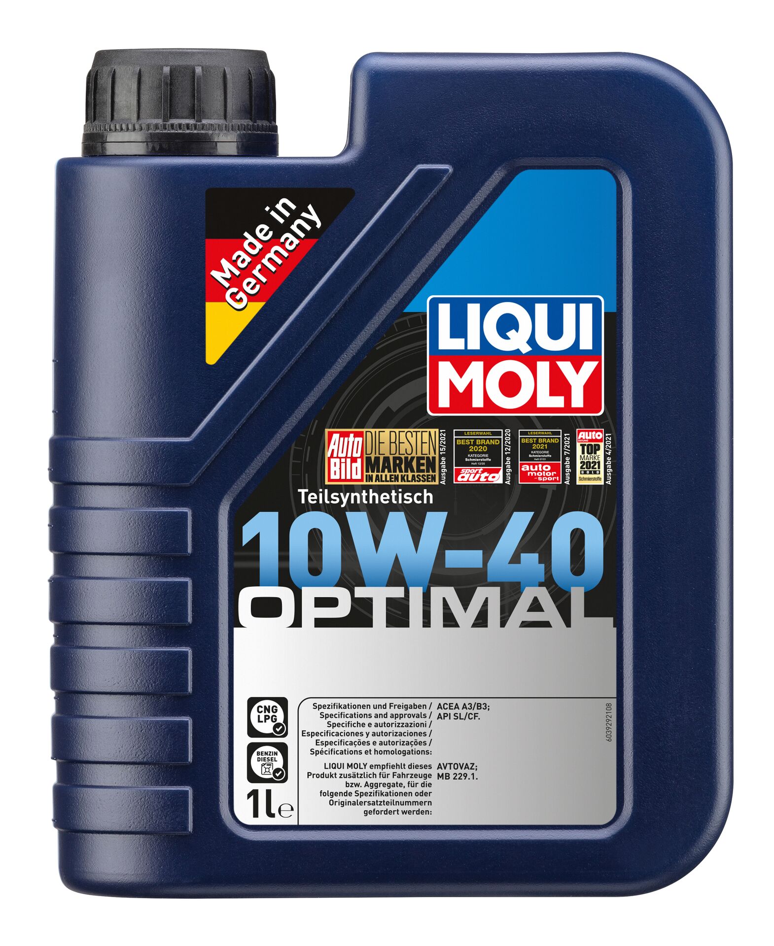 Олива моторна Optimal 10W-40 1л