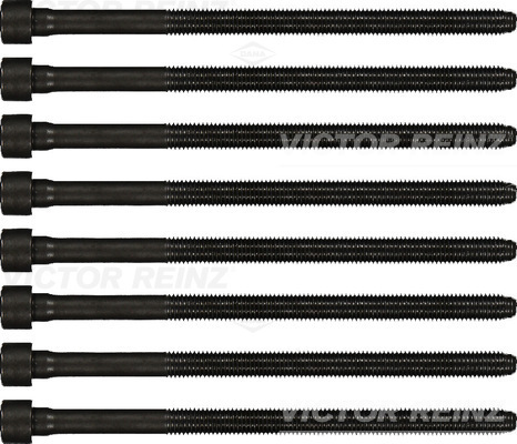 Комплект болтів з головкою системи TORX з чорного металу