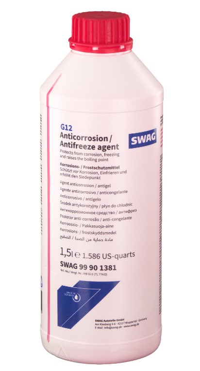 концентрат охолоджуючий G12 01381/1.5L (SWAG)
